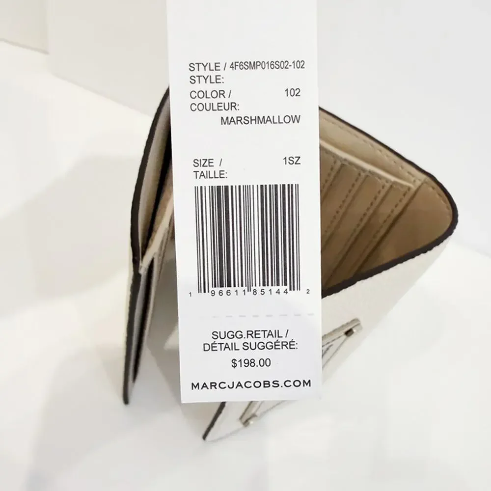 Marc Jacobs PLAZA ENVELOPE WALLET 4F6SMP016S02 Authentic $198